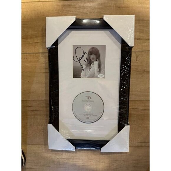 Autograph Other - Taylor Swift signed autographed TTPD CD Insert Framed JSA